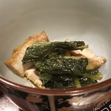 無水鍋で♪チンゲン菜と厚揚げの炒め物